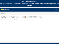 Full code Website Quản lý hồ sơ cán bộ giảng viên của trường Đại học sử dụng laravel 5.7 & PHP, MySql