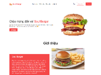 HTML CSS Source code web Burger