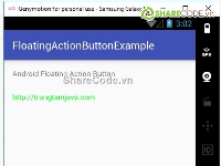 Hướng dẫn tạo FloatingActionsButton cho app Android