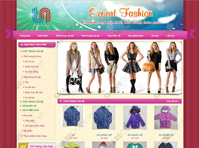 Website bán hàng thời trang,web Mô hình MVP ASP.Net,web bán quần áo,web bán hàng,web shop thời trang,Web thời trang
