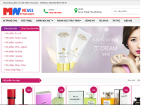 Mẫu website bán hàng mỹ phẩm, nước hoa, chuẩn seo, tốc độ cao giá rẻ