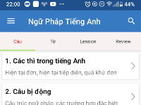 Ngữ pháp tiếng anh Code android