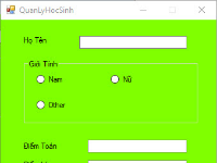 Source code Quản Lý Học Sinh C#.net (Thiếu file database)