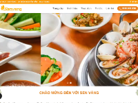Theme nhà hàng Sen Vàng – Website WordPress