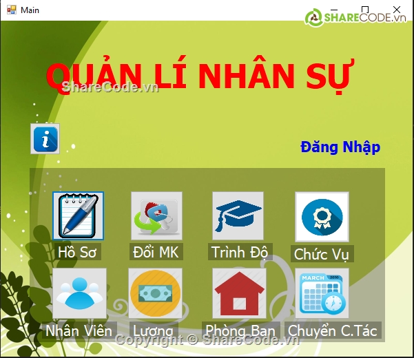 quản lý nhân sự,quản lý bằng c#,báo cáo,quản lý