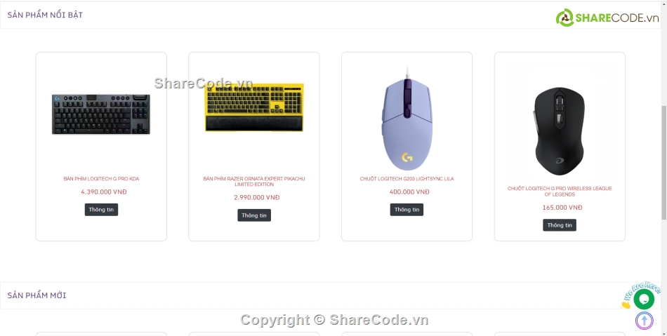 website bán máy tính,web bán phụ kiện,web