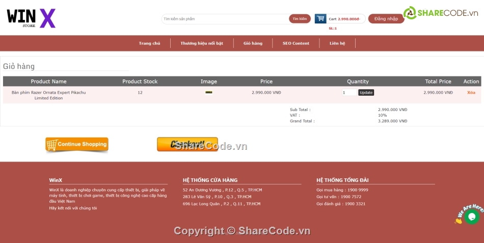 website bán máy tính,web bán phụ kiện,web