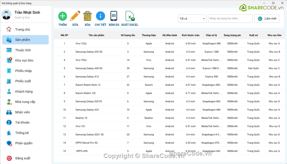 code quản lý kho hàng,quản lý máy tính,code Java,Java Swing,java mvc,quản lý kho hàng