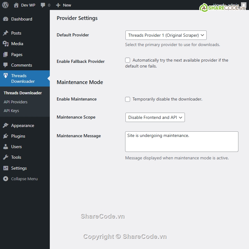 Share code threads video downloader,threads video downloader plugin wordpress,plugin threads video downloader,vietbase