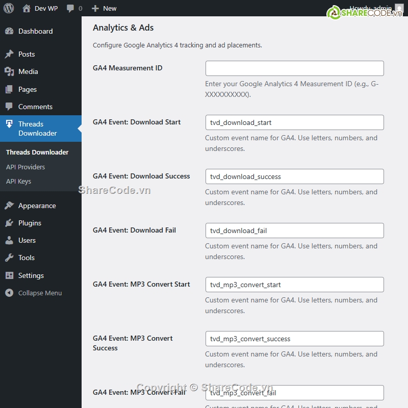 Share code threads video downloader,threads video downloader plugin wordpress,plugin threads video downloader,vietbase
