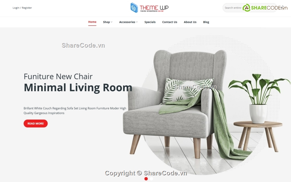 nội thất,theme,wordpress,chuẩn seo,nội thất đẹp,bán hàng