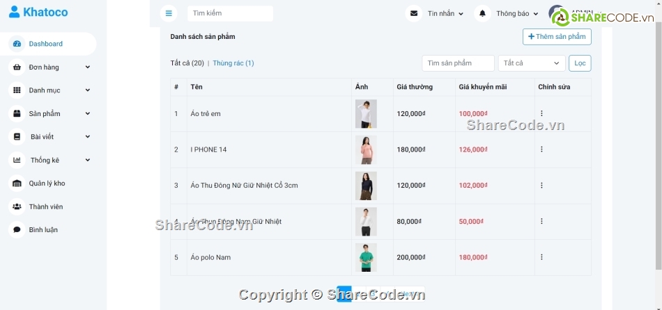 web bán quần áo,code bán áo quần,share code quần áo,Source website quần áo,đồ án quần áo,php mysql