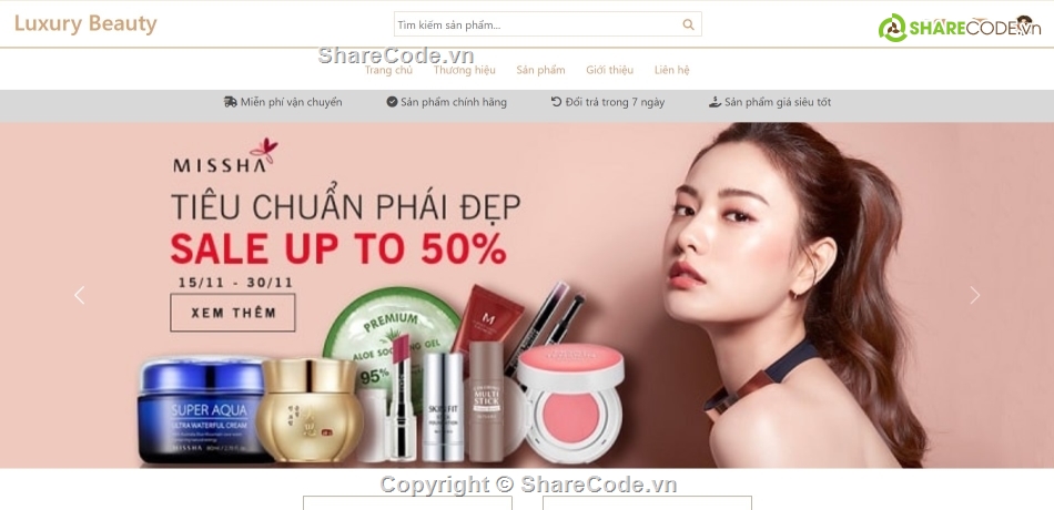 code Java,web mỹ phẩm,web,website mỹ phẩm,Source website