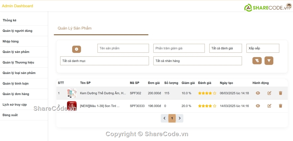 code Java,web mỹ phẩm,web,website mỹ phẩm,Source website