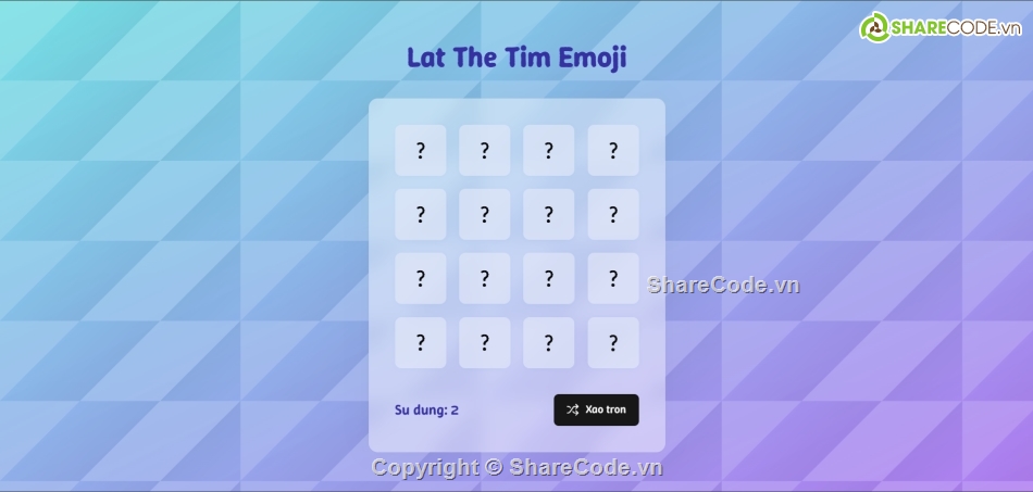 trò chơi,game,game web,Luyện trí nhớ,game trí nhớ