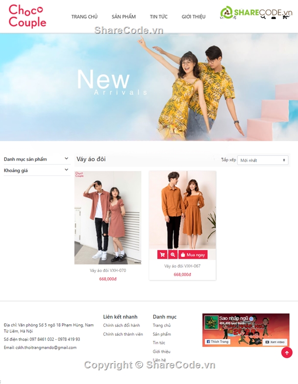 web bán quần áo,full báo cáo,bán quần áo