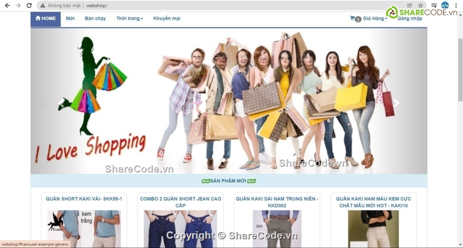 Code web bán hàng,web php,web bán quần áo,web bán hàng php