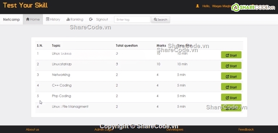 hệ thống,website,a b c