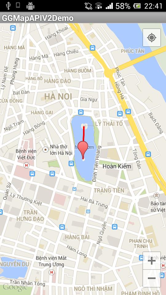 Google Map, ban do, android, android tips, thu thuat android 