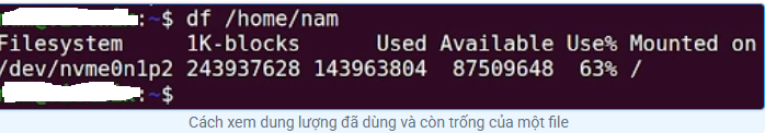 Lệnh df trong Linux với 11 ví dụ thực tế dành cho bạn Linux, ví dụ linux, df trong linux