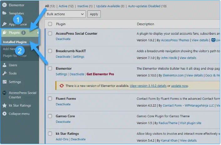 Hướng dẫn cách xóa Plugin WordPress Plugin WordPress, sharecode.vn, Hướng dẫn cách xóa Plugin WordPress
