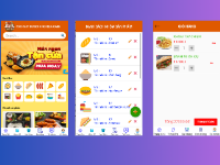 (ANDROID JAVA + SQLITE) App bán hàng đặt đồ ăn android có đầy đủ chức năng quản trị và đặt hàng, xem giỏ hàng thanh toán, xem chi tiết đơn hàng, thêm , sửa, xóa, tìm kiếm.