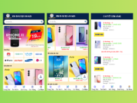 (ANDROID JAVA + SQLITE + BÁO CÁO WORD) App bán điện thoại android java có quản trị và người dùng, đánh giá sản phẩm sau khi mua, đặt hàng, tiến trình thực hiện đơn hàng, các chức năng thêm, sửa, xóa