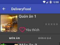 App đặt món ăn nhà hàng java giao diện đẹp