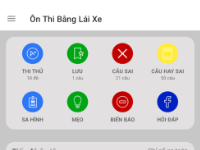 App ôn thi bằng lái xe java