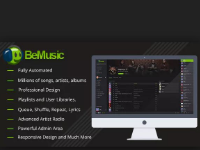 BeMusic - Music Streaming Engine Code tạo kênh website âm nhạc