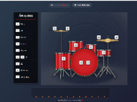 Bộ trống ảo sử dụng javascript