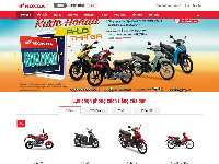 Chia sẻ mã nguồn website bán xe Honda, Ô tô xe gắn máy