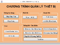 CHƯƠNG TRÌNH QUẢN LÝ THIẾT BỊ VĂN PHÒNG ACCESS DATABASE