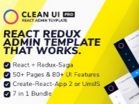 Clean UI React Pro — React Redux Admin Template