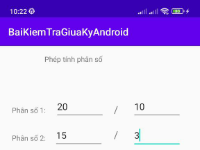CODE android studio kiểm tra giữa kỳ