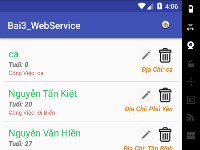 Code Connect Webservice bằng android + php