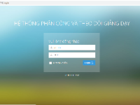 Code hệ thống phân công và theo dõi giảng dậy ASP.NET + MVC giao diện đẹp