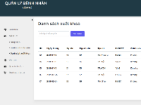 Code quản lý bệnh nhân php thuần giao diện thân thiện