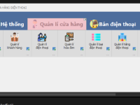 Code quản lý cửa hàng điện thoại C# có báo cáo chi tiết
