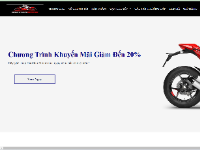 Code thiết kế web đơn giản bán xe motor