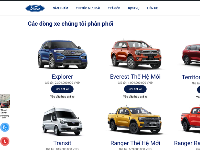 Code website bán hàng ô tô ford mới nhất