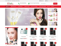 Code website shop mỹ phẩm đẹp