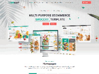 Compo html template siêu thị, trái cây, sách, điện tử, bánh ngọt siêu rẻ