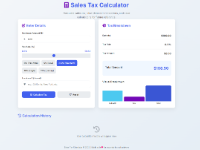 Công cụ tính thuế bán hàng sử dụng JavaScript