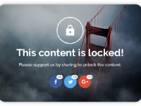 Content locker Pro,Khóa nội dung bài viết,lock content,WordPress Plugin