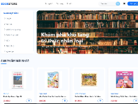 Cửa hàng bán sách giao diện đẹp
