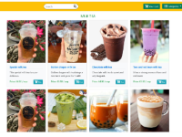 Cửa hàng BeeMilkTea django