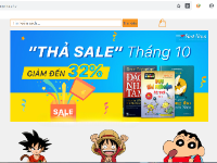 Cửa hàng sách giao diện đẹp có đầy đủ database