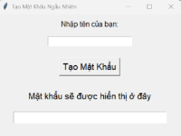 Đặt Password Tự Động