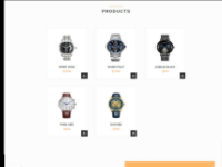 Design watches website giao diện đẹp mắt